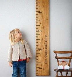 Child with ruler